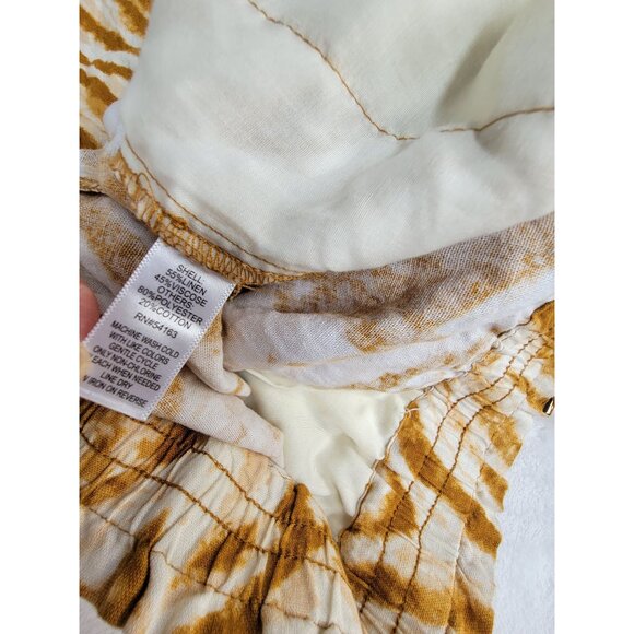 Marc New York Womens Zebra Print Linen Wide Leg Crop Summer Pants Large New $79 - Picture 5 of 11